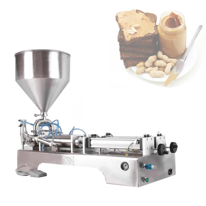 Bean Paste Filling Machine Automatic pneumatic Cream Shampoo Cosmetic Toothpaste  Colloid Filling machine 5-1000ml