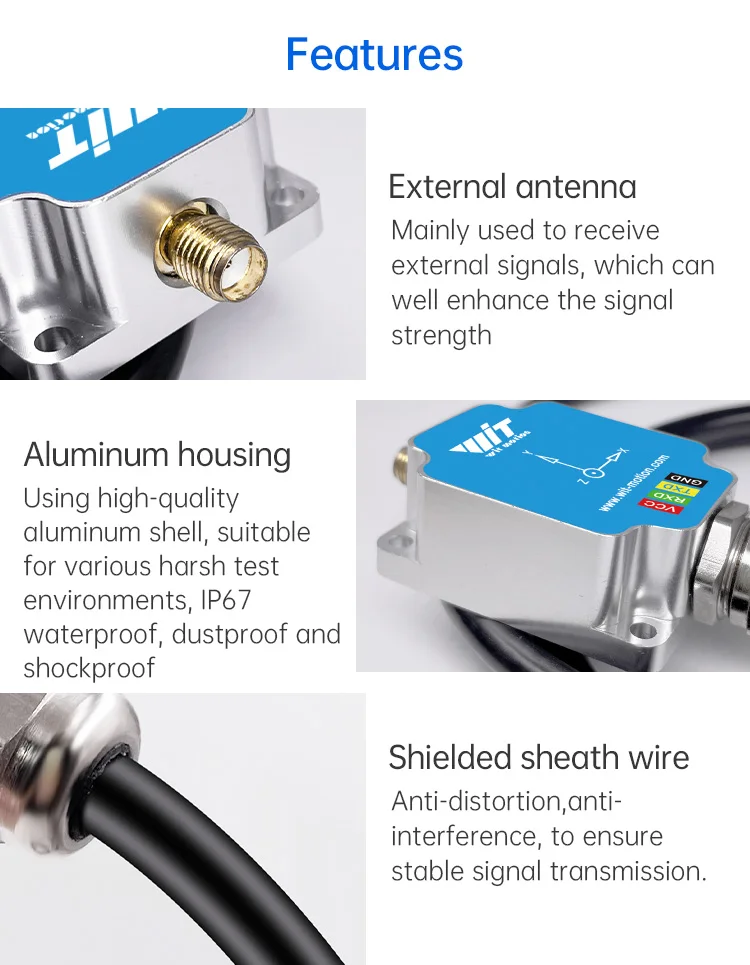 Industry-Grade Beidou WTGAHRS3 6-axis GPS-IMU Accelerometer+Gyros+Angle(Static 0.05°, Dynamic 0.1°)+Latitude and longitude, grou