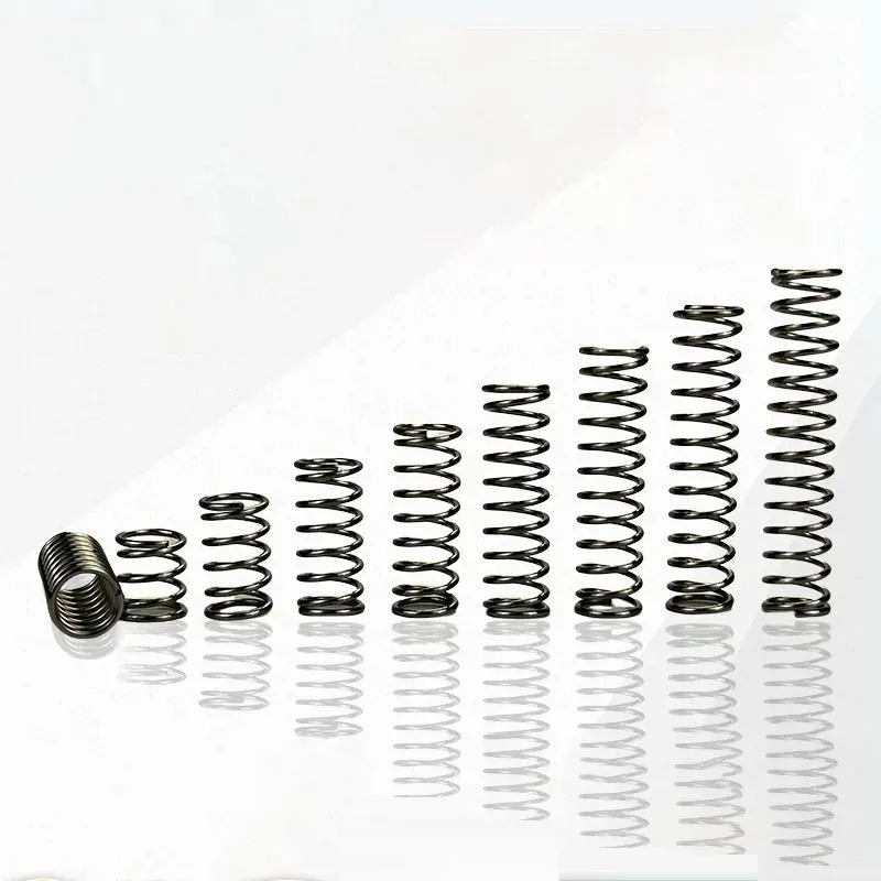 2Pcs Black Spring Steel Extension Spring Compression Spring miniature 1.5mm Wire Dia, 8mm-30mm OD,10mm-45mm Free Length
