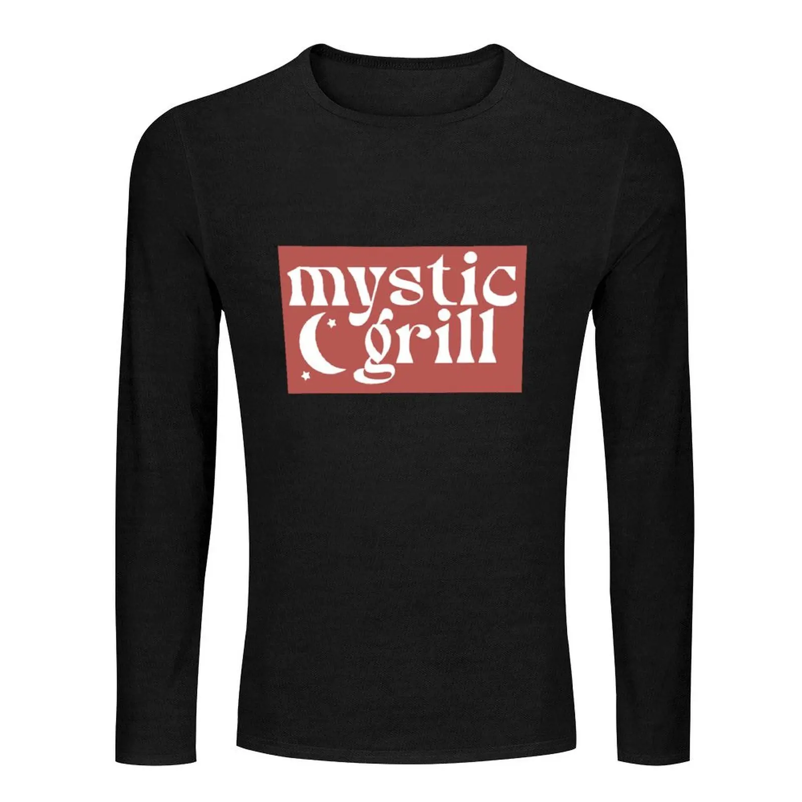 mystic grill Long T-Shirt cute clothes Men's cotton t-shirt