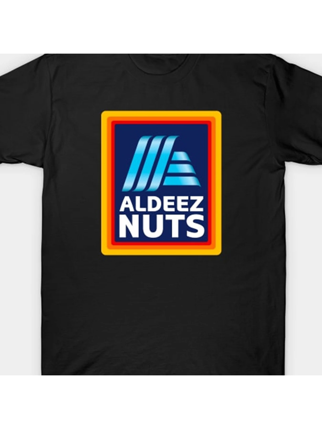 

Aldeez Nuts Hip Hop Short Sleeve T-Shirt - Men's Casual Graphic Tee