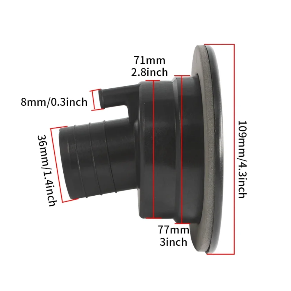 Lockable RV Fresh Water Fill Inlet for Hatch Gravity Water Filling System Compatible with For Camper RV Boat Trailer
