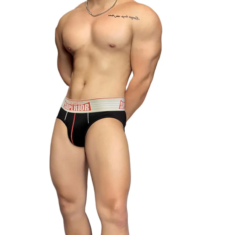 

Temu New Recommended Men's Underwear Sexy Low Waist Cotton Sports Fitness Anti-wear Leg Triangle Pants BS842
