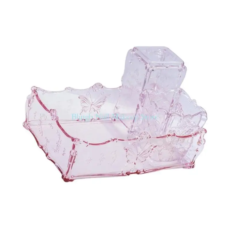 

28ta Cotton Pads Holder Dispenser Dispenser Jewelry Box Hervicer щетка