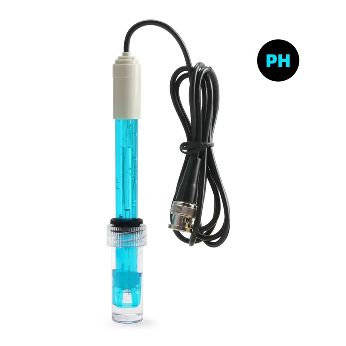 BABQ PH Replacement Probe with BNC Interface 300cm Cable 0-14 PH Q9 Probe Controller Oxidation-Reduction Potential Sensor