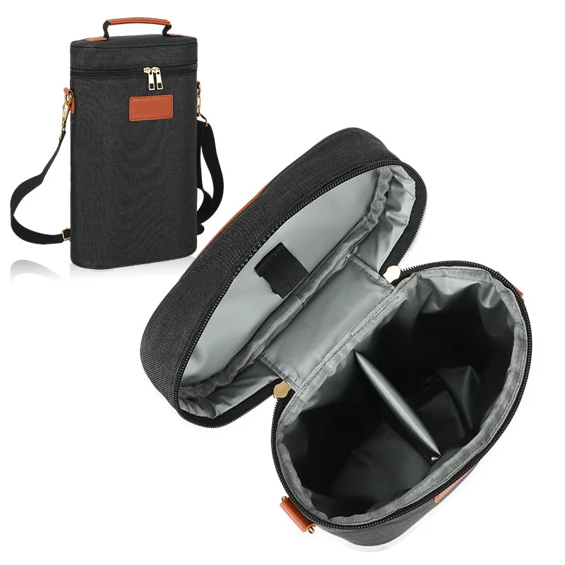 Thick Waterproof Wine Cooler Insulated Bag Hand & Shoulder Carry Fresh Keeping Ice Bag