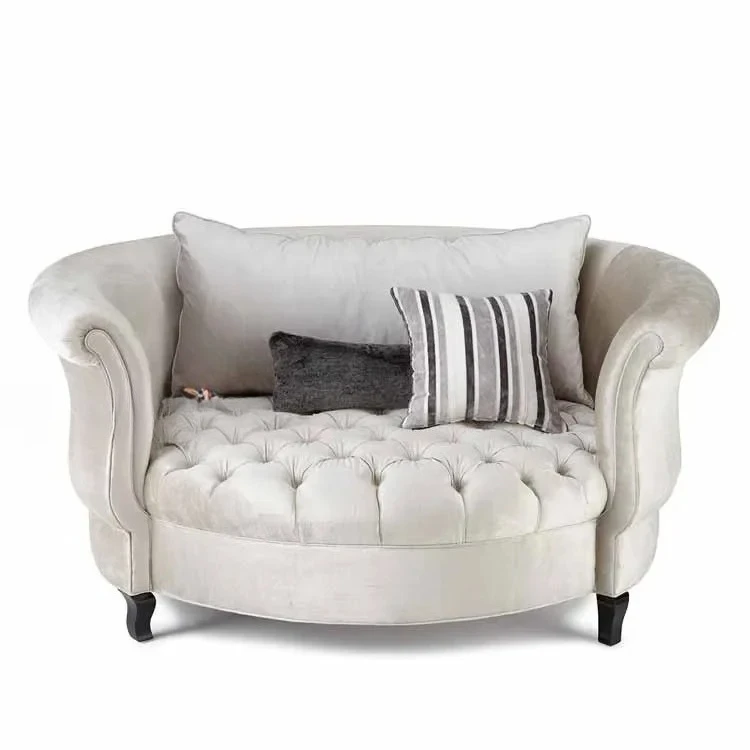 Rundbogen-Einzelsofa, europäischer einfacher moderner Hochzeitsstudio-Wohnzimmer-Freizeitstuhl