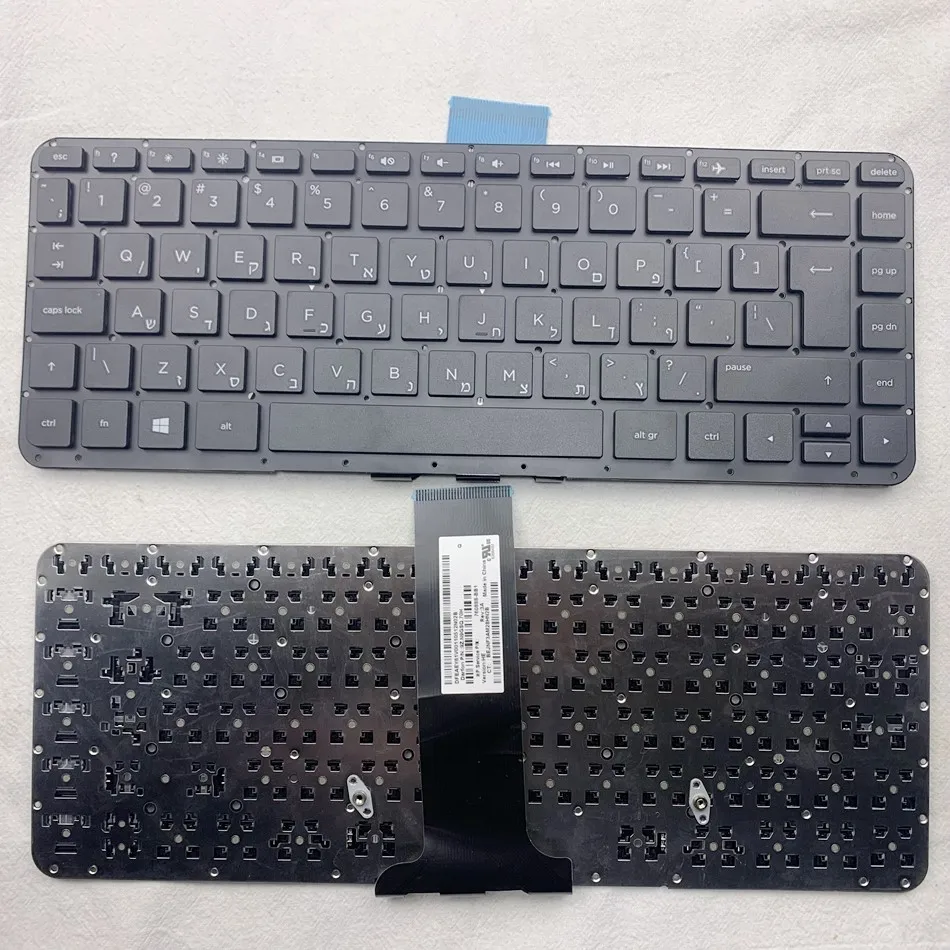 

Hebrew Laptop Keyboard for HP Pavilion x360 13-A 13-A000 13-A100 13-A200 Series NoFrame HB Layout