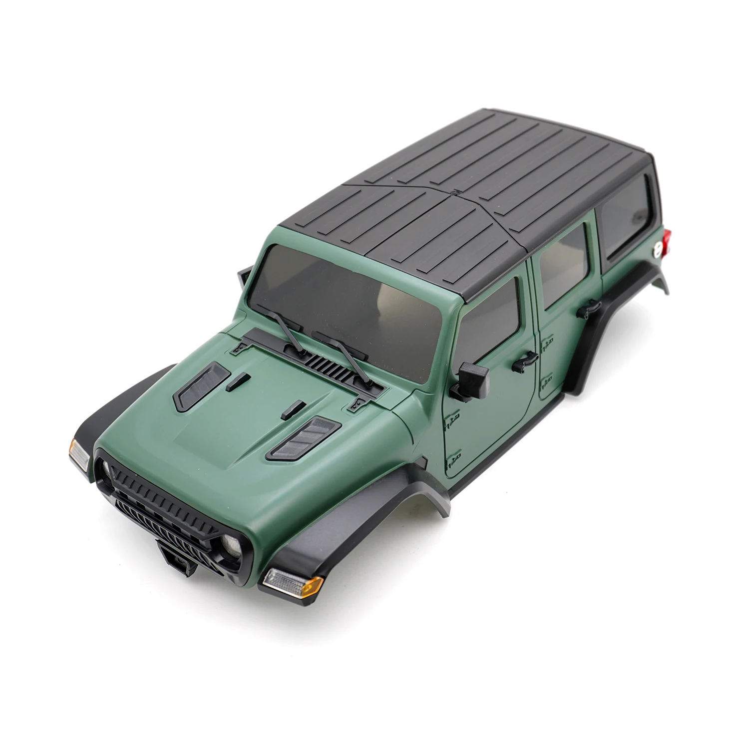 1/18 TRX4M Bronco Defender Wrangler RC Crawler Karosseriegehäuse Chassis Kit 155mm Radstand für Fernbedienung Auto Upgrades Teile – Detail 6