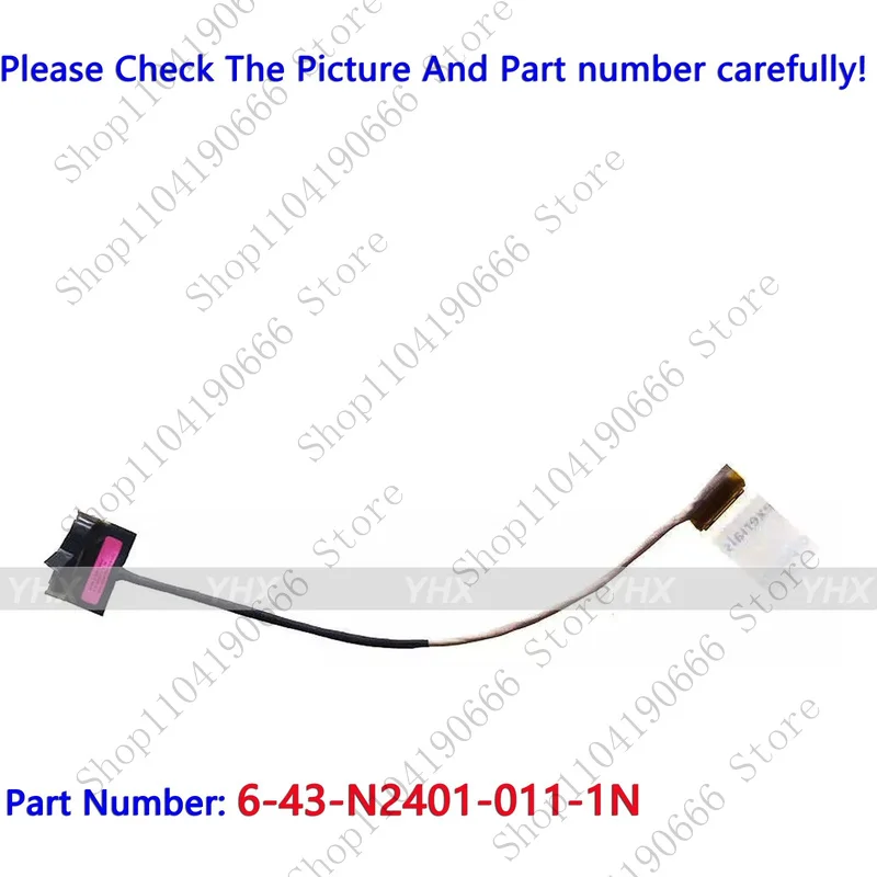 

bd New For CLEVO N240 N240LU EDP CABLE 30pin 6-43-N2401-011-1N.