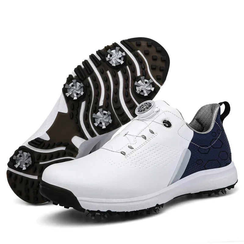 New Luxury Golf Shoes Spike Golf Sneakers for Men Outdoor Walking Shoes Golfers Breathable Sport Sneakers Male