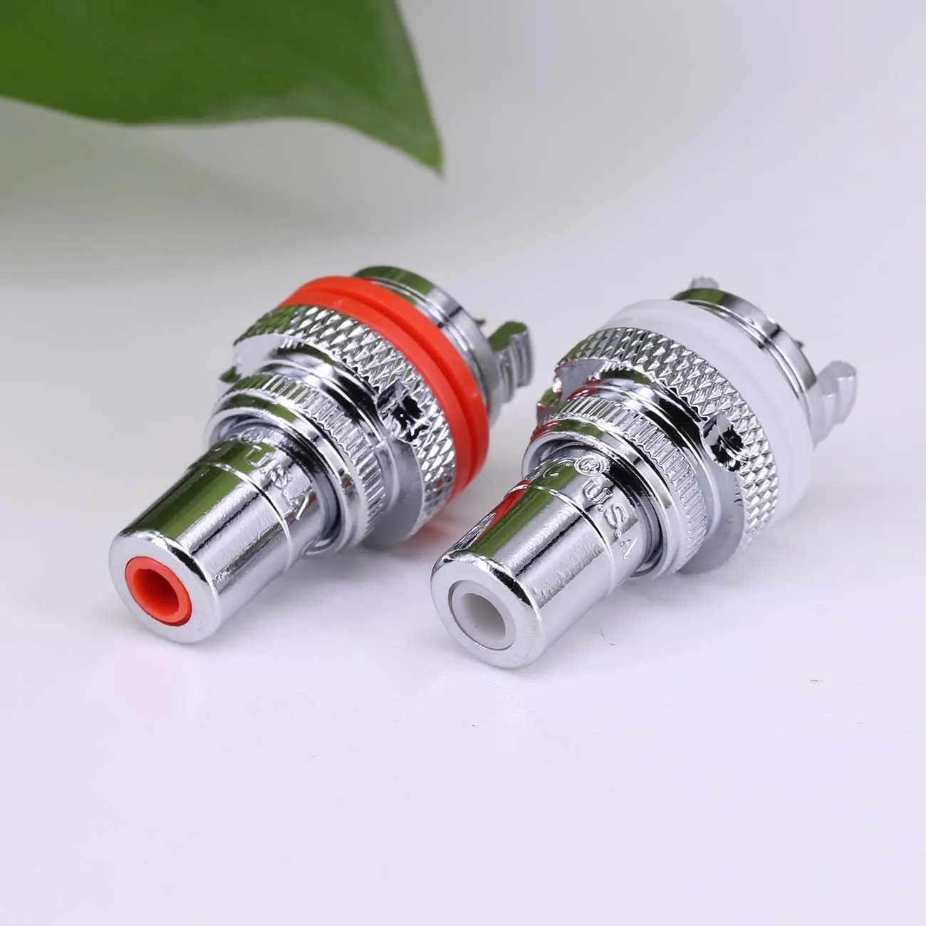CMC RCA Female Terminal Plug Jack Socket Gold Plated Brass For HiFi Audio Video TV CD AMP Signal Panel Chassis Mount