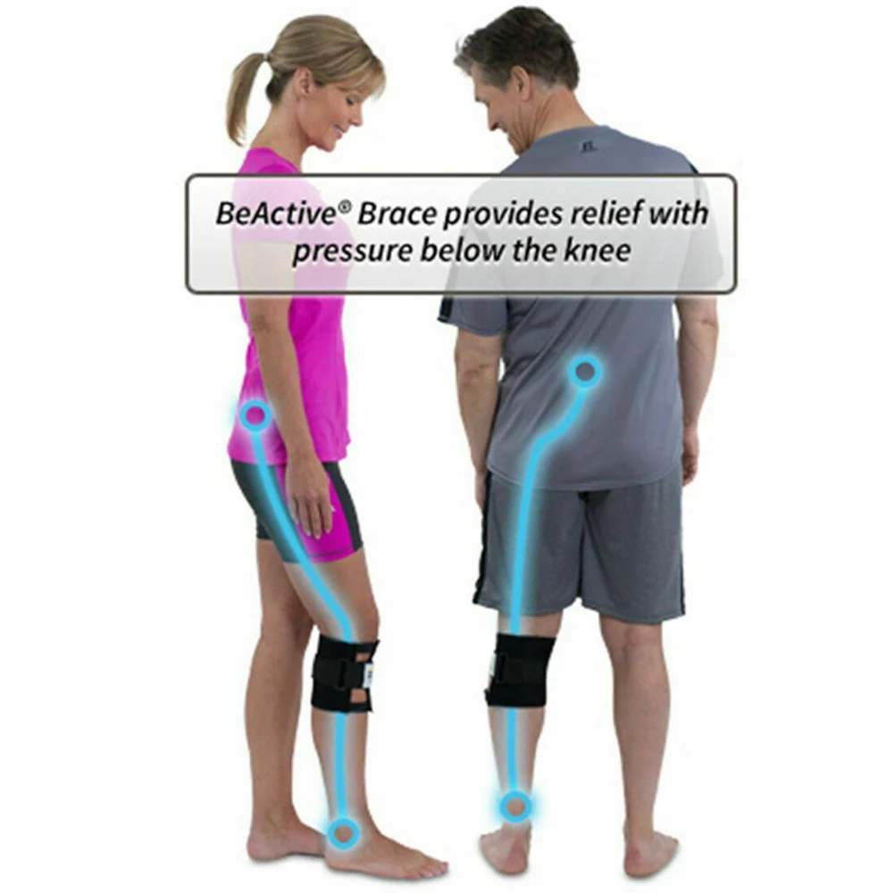 Brace Point Pad Therapeutic Beactive Leg Pressure Brace Acupressure Sciatic Nerve Knee Bandage Knee Pain Relief Health Care