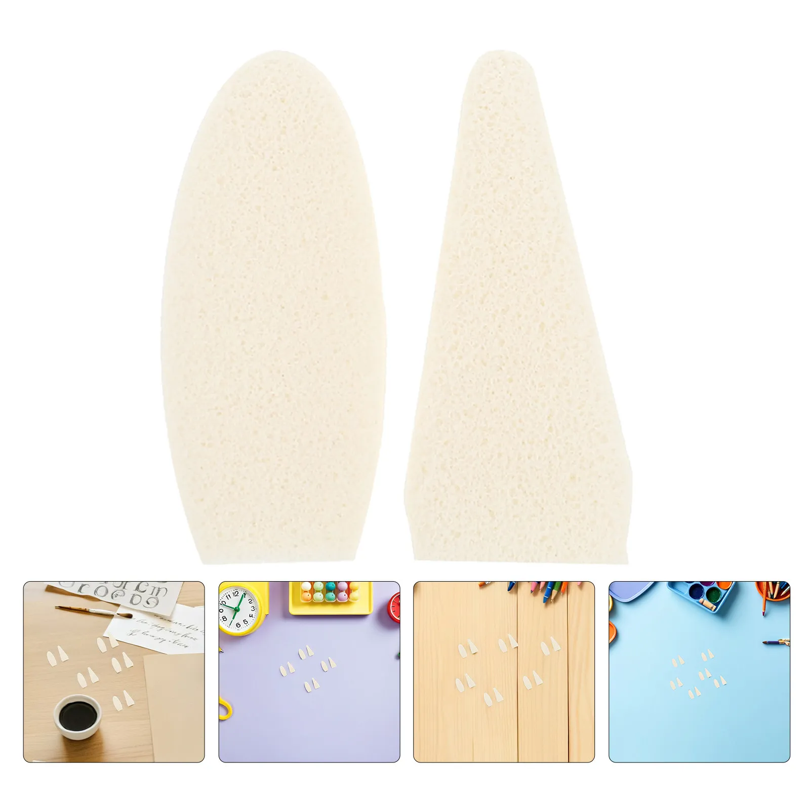 200Pcs Replacement Sponge for Sketch Tools Fine Tip Applicator Ideal for Pencil Mark Removal Smudging and Shadowing Drawing