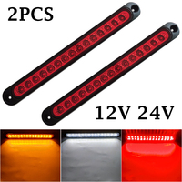 2PCS Trailer Truck Lorry Pickup Universal 12V 24V LED Tail Rear Lamp Turn Stop Brake Lights for Scania Truck Accessories