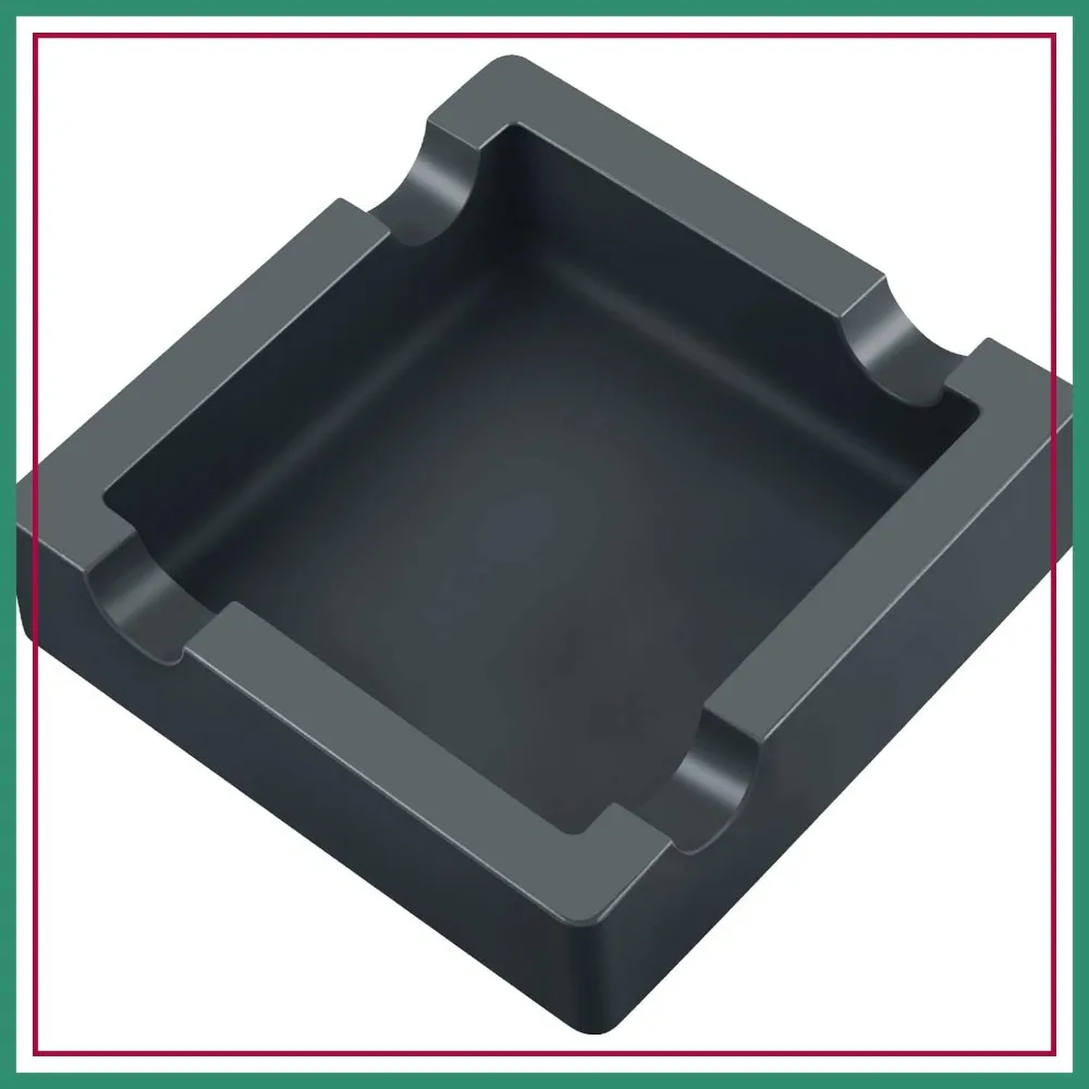 

Large Silicone Cigar Ashtray for Outdoor Patio, Unbreakable Non-slip Burn-resistant, Black