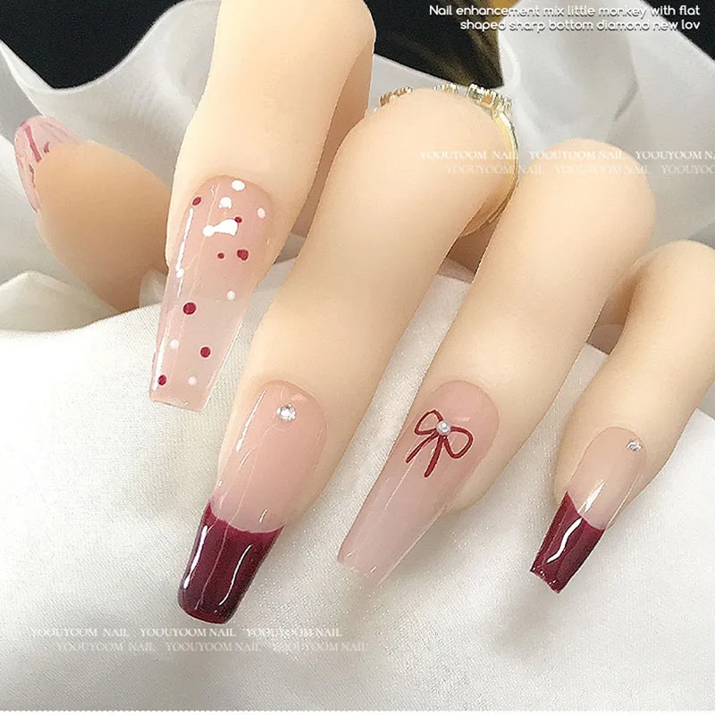 الملونة القوس ملصق مسمار الفن ملصقات ذاتية اللصق الشارات مسمار الفن الديكور بريق سحر مانيكير الفن الديكورات رقائق #3