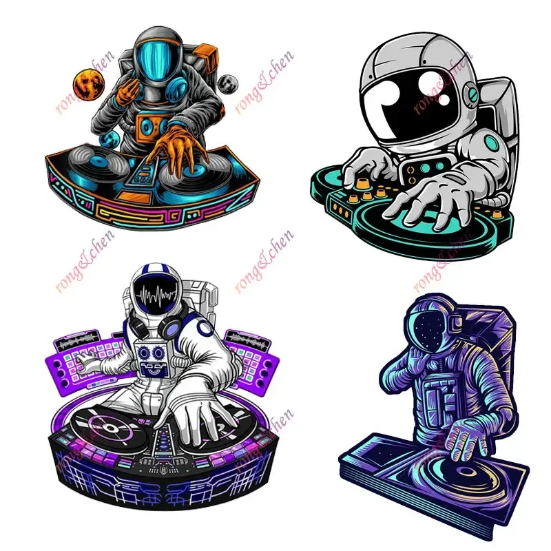 Funny Car Sticker DJ Space Man for Car Motorcycle Racing Helmet Laptop Trunk Body Car Window Surfboard Waterproof PVC Decals