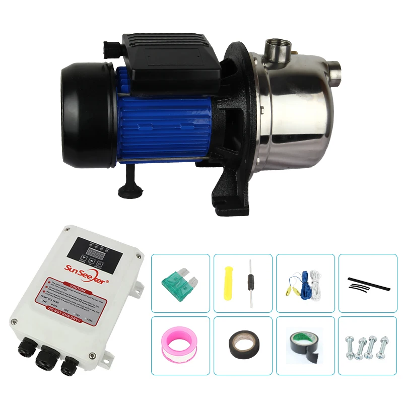 Wholesale products hybrid solar DC 0.5hp water pump brushless solar panel surface pump set