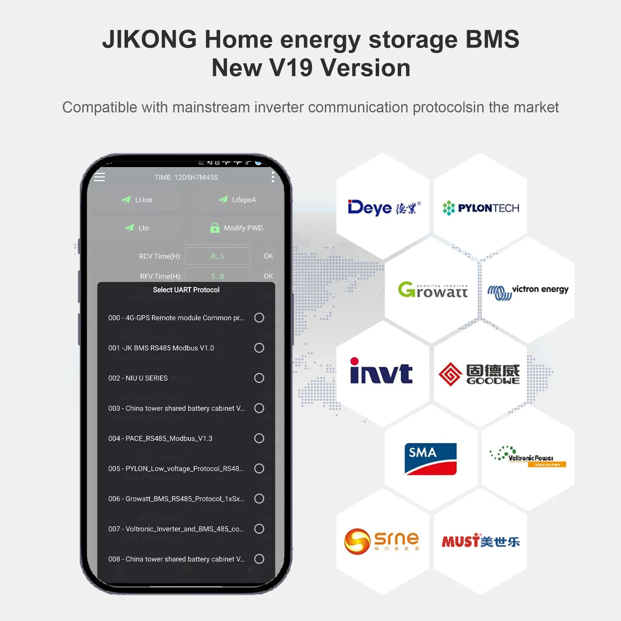 JIKONG JK BMS PB2A16S15P Smart BMS 8S-16S 150A Li-ion LiFePO4 LTO Active Balancer 2A for Home Energy Storage Inverter view 2