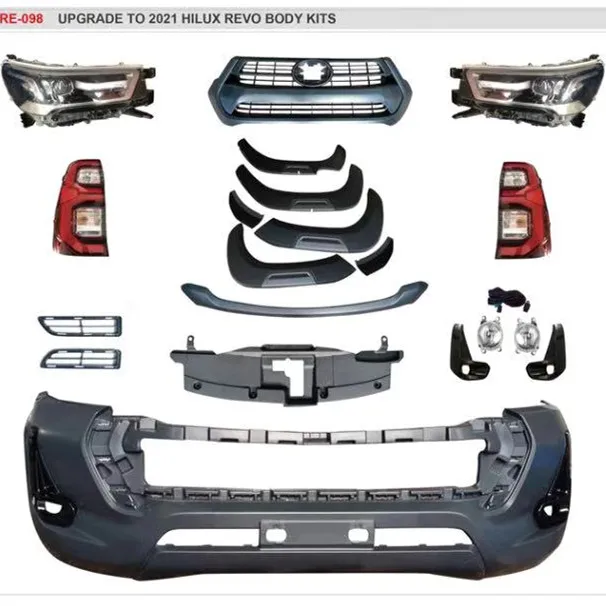 

АКСЕССУАРЫ X Rv НАРУЖНАЯ НАКЛАДКА 4 4 ВНЕДОРОЖНОЕ ТЕПЛО FACELIFT ОБНОВЛЕНИЕ ПЕРЕДНИЙ БАМПЕР ПОДХОДИТ ДЛЯ HILUX REVO ROCCO 2015-2019