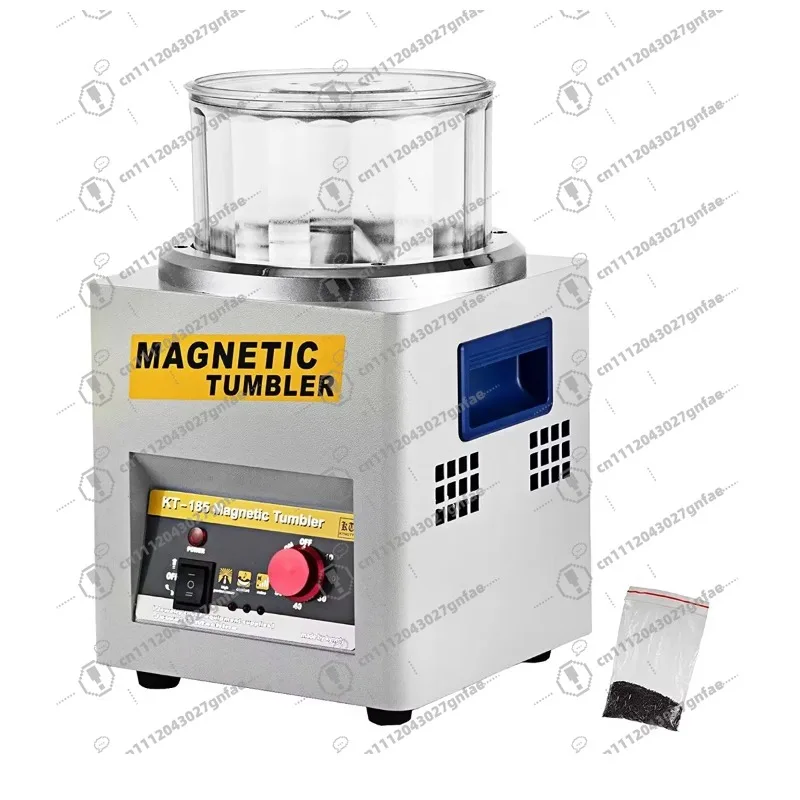 High quality KT-185 magnetic tumbler fine metal polishing machine jewelry, shine your treasure