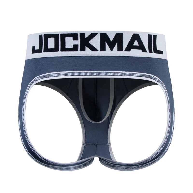 JOCKMAIL-ropa interior Sexy para hombre, calzoncillos con tirantes, Bikini, suspensorio para hombre, Cueca Gay, bolsa para pene, Tanga, cuerdas G,