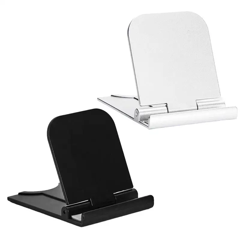 plastic Mobile Phone Holder Desktop Tablet Holder for iphone 16 15 iPadSamsung Adjustable Foldable Cell Phone Desk Stand