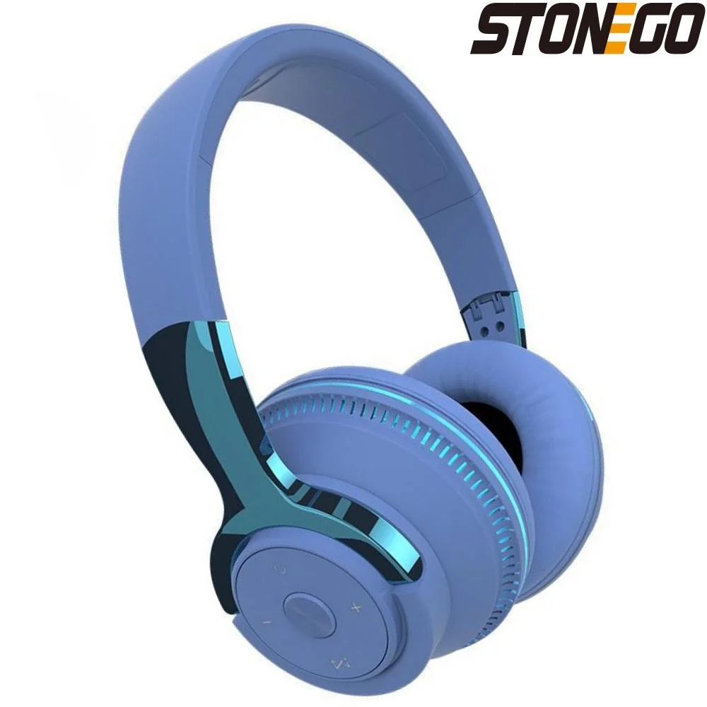 STONEGO Foldable Fashion Bluetooth 5.1 Wireless Headset with Microphone Stereo Headset S for Phablet Phones