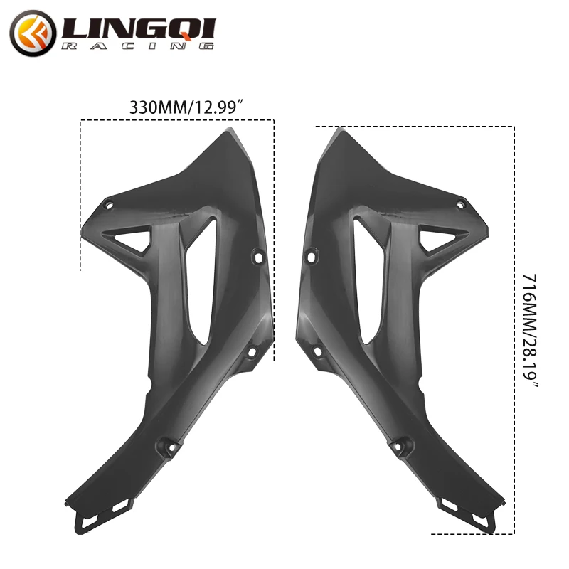 Dirt Pit Bike Accessories CRF450 Plastic Wheel Protection Mudguard For CRF 450 2022 Motorcycle Front Side Fender Motocross Parts