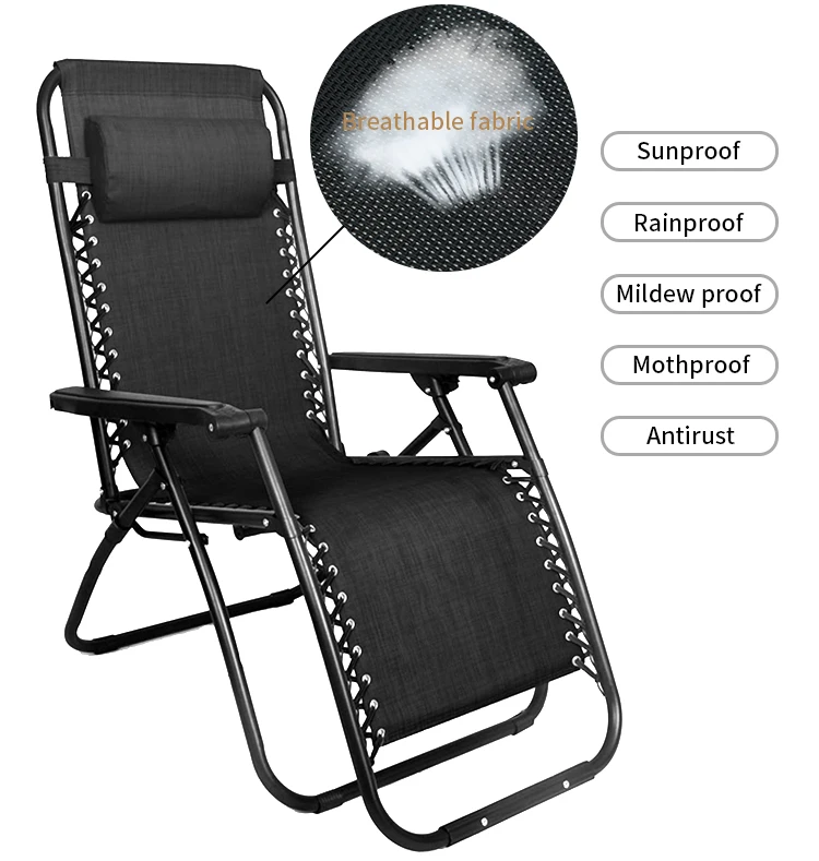 حار بيع في الهواء الطلق حديقة خفيفة الوزن كرسي قابل للتعديل للطي كرسي استرخاء الشاطئ دائم #6