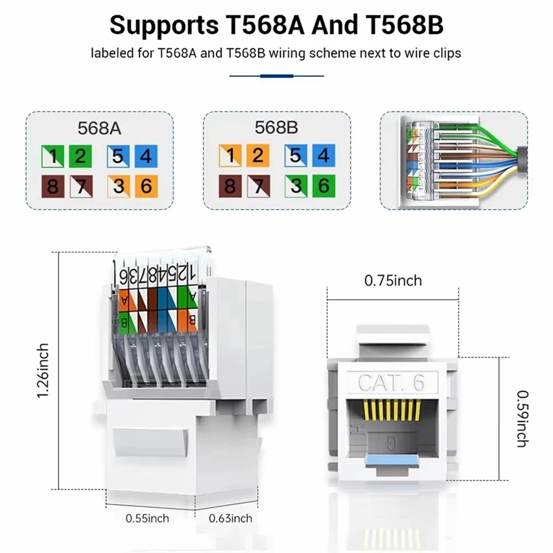 12PCS Cat6 RJ45 Too…