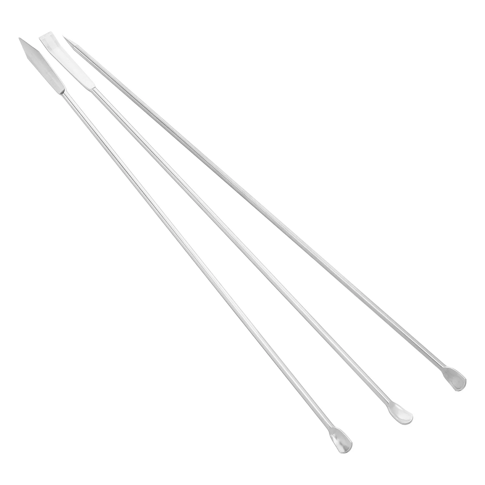 

3pcs Micro Stainless Steel: Precision Scoop For Lab Sampling Milligram Measuring Laboratory Experiments Dosing
