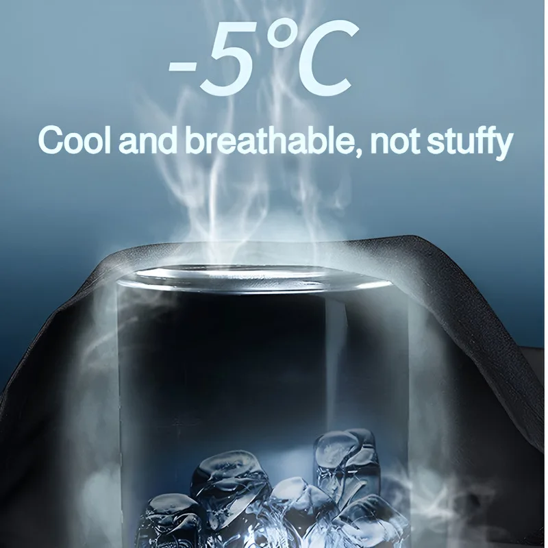 👖Men's Ice Silk 🔥Summer Thin Sports Breathable Conditioning Quick Dry Nine-Point Loose Large Size Cuffed