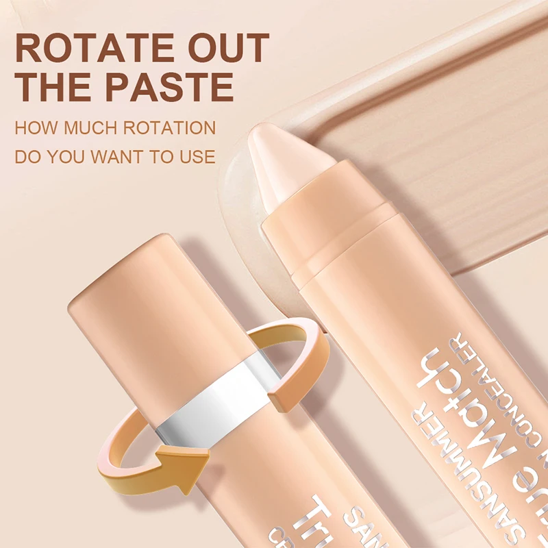 サンサマー ライト センス クレヨン コンシーラー 保湿アイ コンシーラー シワやクマをカバー 長時間持続するウォータープルーフ