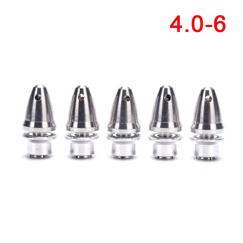 5 pcs/lot  5mm/6mm RC Aluminum Bullet Propeller Adapter Holder for Brushless Motor Prop Dropship Nut