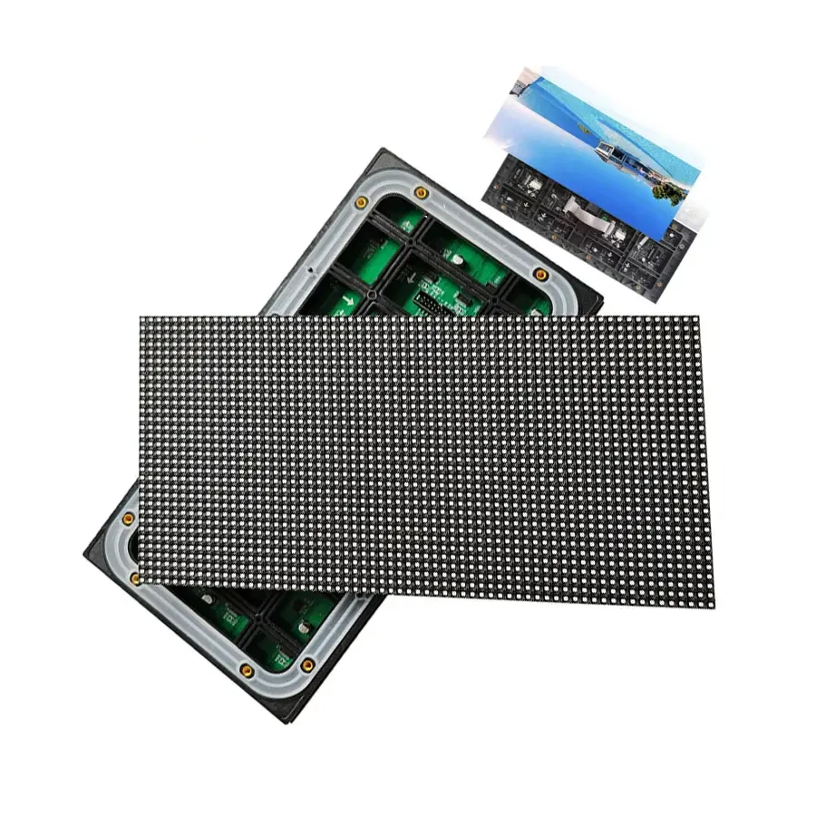 P10 Outdoor Full Color 320x160mm Module 32x16 Pixel Matrix Panel RGB Programmable Display HUB75 Screen Video Wall SMD3535 4500CD