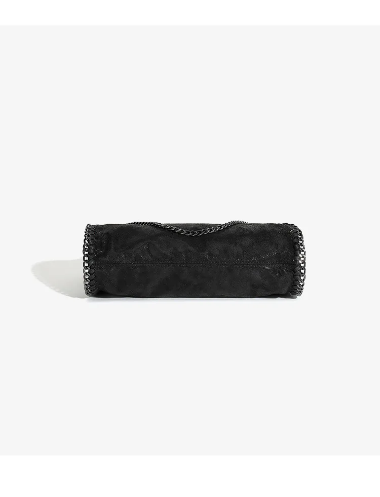 Mode frauen Kette Schulter Tasche Vintage Große Kapazität Umhängetasche Weibliche Faltbare Einfarbig Handtaschen Einkaufstaschen – Detail 29