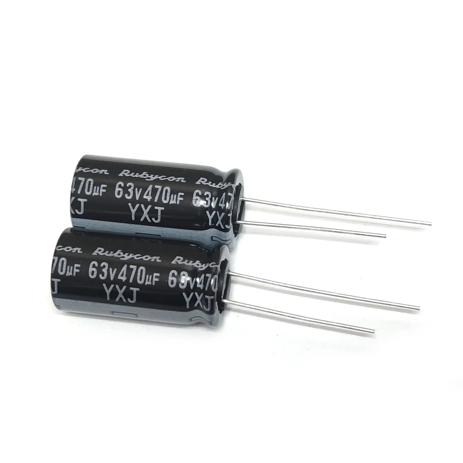

10PCS 63V470UF YXJ 12.5X25mm RUBYCON Aluminum Electrolytic Capacitor 63YXJ470M12.5X25 Long Life Brand New Low Impedance