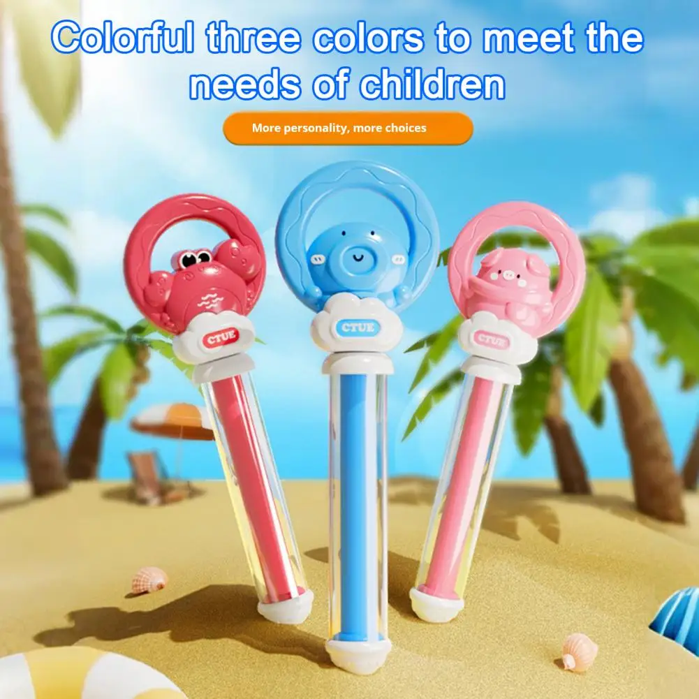 بخاخ مياه خفيف الوزن بمقبض على شكل حيوانات، بخاخ مياه عالي الضغط لحمام السباحة، لعبة لعب مائية ممتعة