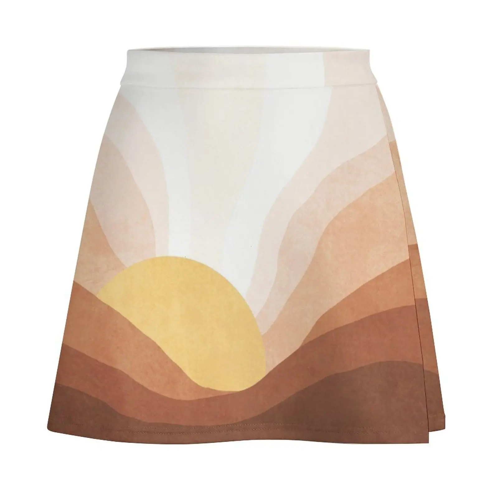 Sunrise mountain landscape Mini Skirt Korean skirts short skirts for women Mini Skirt