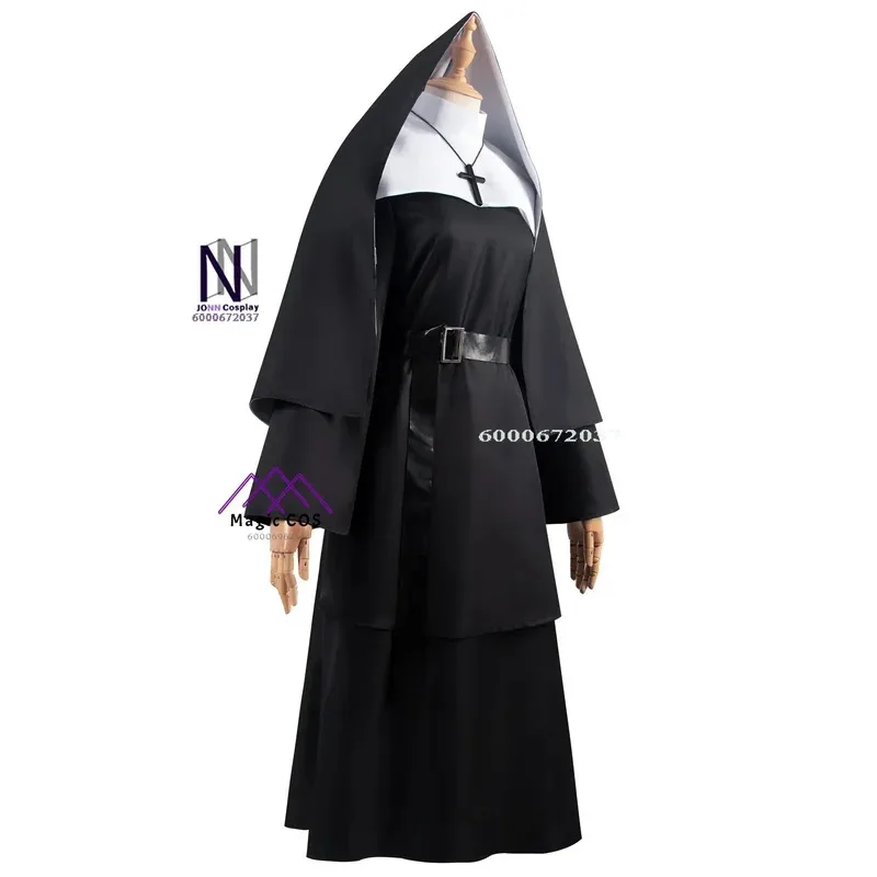 유럽과 미국의 뜨거운 여성 수녀 가운 파티 필수 캐릭터 의상 드라마 무대 공연 할로윈 코스 의상 mb.3