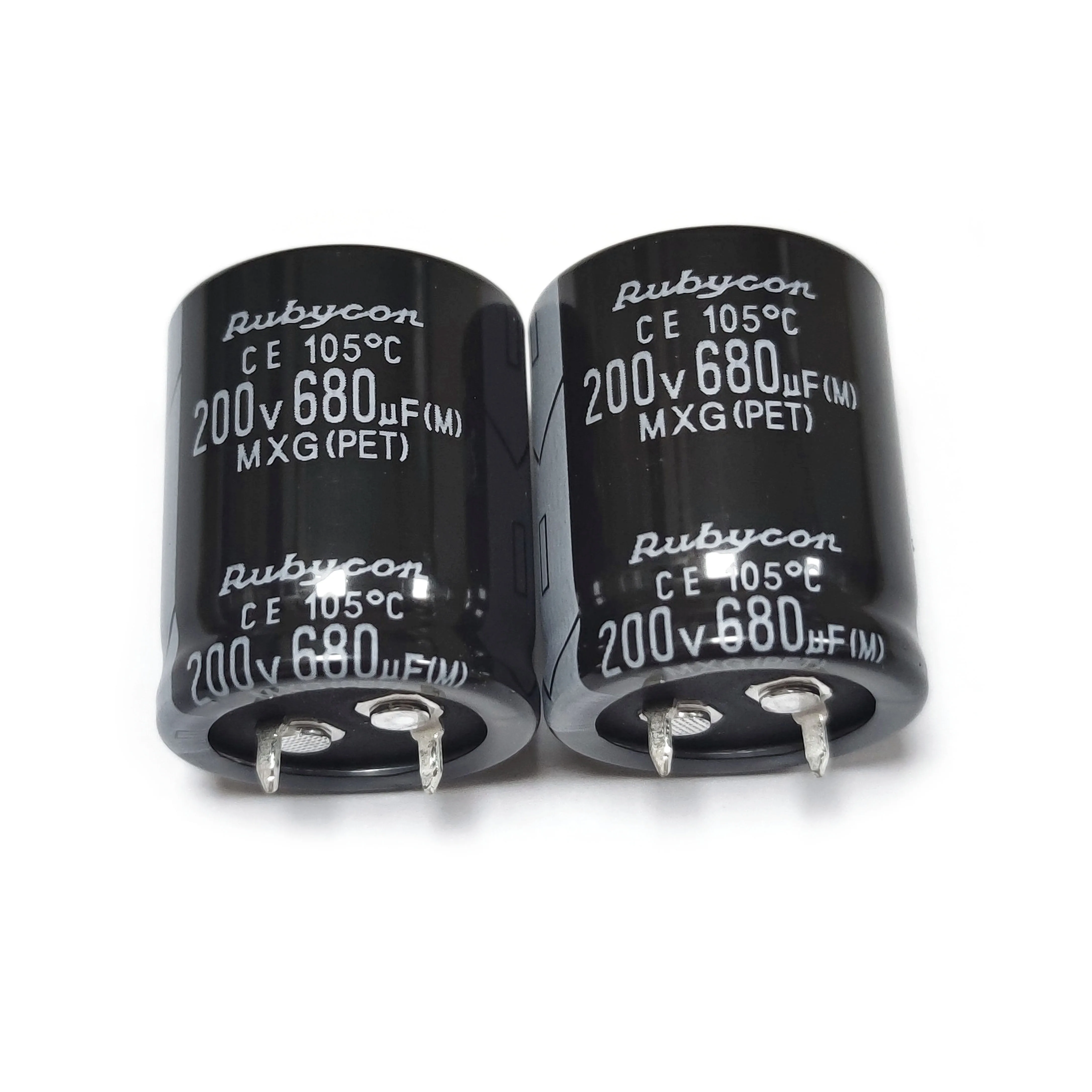 낮은 임피던스 전해 캐패시터, 200V680UF, MXG 25X30, RUBYCON, 긴 수명, 200MXG680MCDASN25X30, 신제품, 2 개