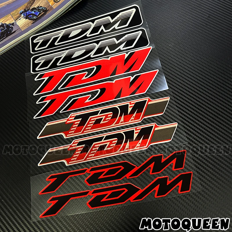 For TDM 850 900 TDM850 TDM900 Sticker Motorcycle Fairing Body Tank Pad Side Label Logo Decoration Reflective Decals Stickers