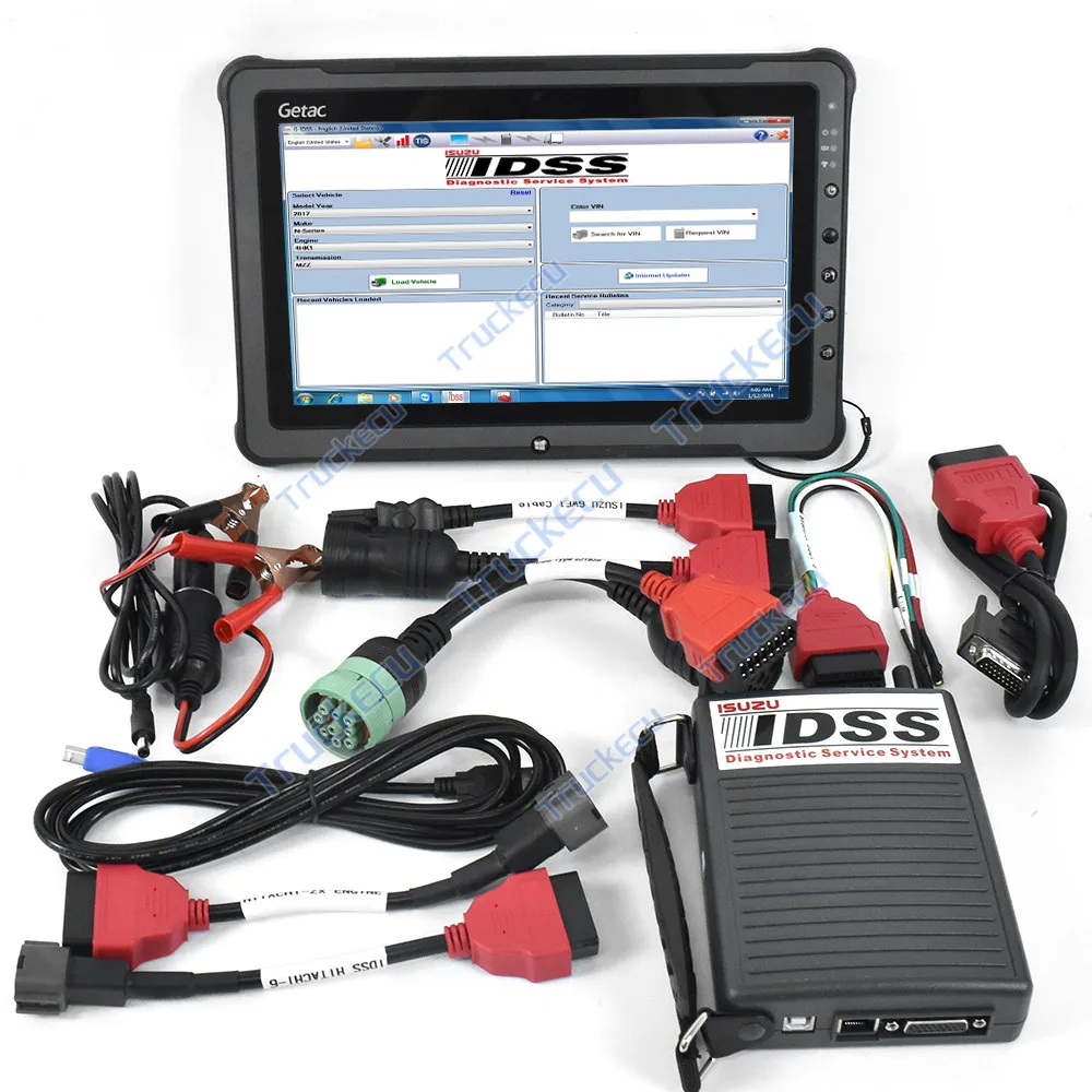 

F110 Tablet for Isuzu IDSS III Adapter E-IDSS G-IDSS Commercial Vehicle Gas Diesel 6HK1 4HK1 Truck excavator Diagnostic Tool