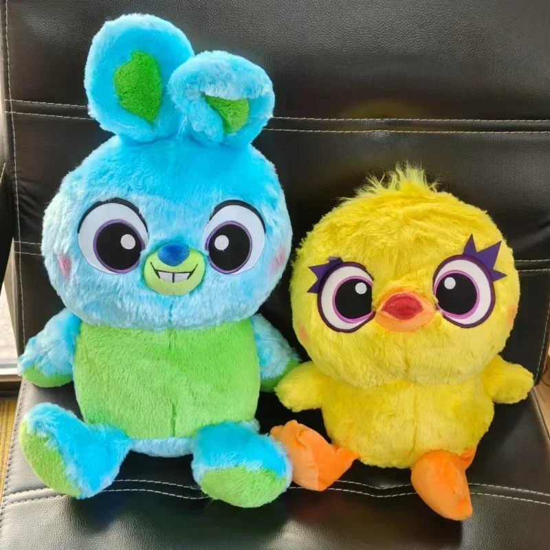 35cm Disney Ducky Bunny Animation Movie Toy Story 4 Cartoon Plush Doll Toy Bunny & Duck Plush Doll Child Birthday Gift Christmas