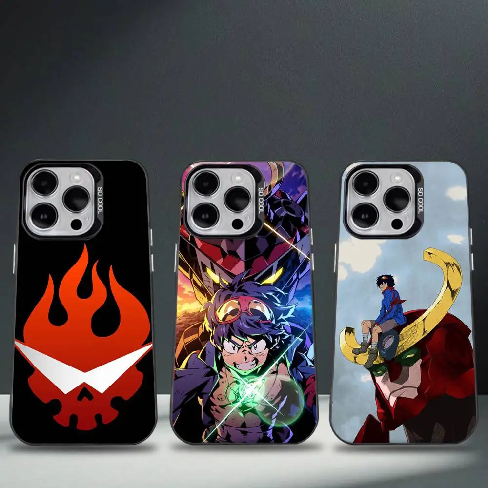 حافظة هاتف G-Gurren L-Lagann لهاتف iPhone 17,16,15,14,13,12,11,Pro,Max,Plus,E,Air, Mini Black Tpu