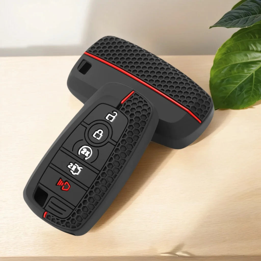 Silicone Smart Key protection Case Cover For Ford Focus Explorer Ranger Bronco Sport Ecosport Edge Escape Maverick F150 F250