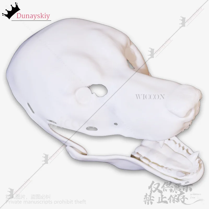 Anime Furry Cosplay Dog Kigurumi Base Beast Skull Mask 3d Printing For Halloween Christmas Party Furrysuit Woman Man Customized