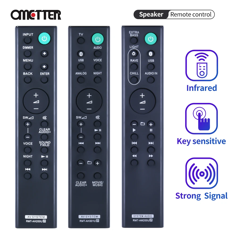 New RMT-AH200U RMT-AM200U RMT-AH301U for Sony Home Theater System Remote Control SACT380 HT-RT4 HT-CT390 HT-RT40